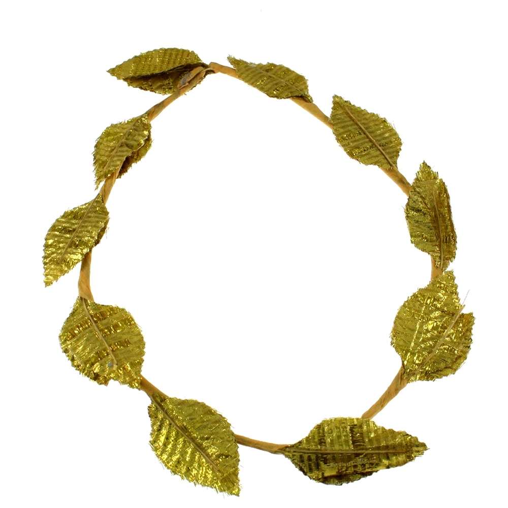 Zac's Alter Ego - Gold Leaf Wreath Kostuum Haarband - Goudkleurig